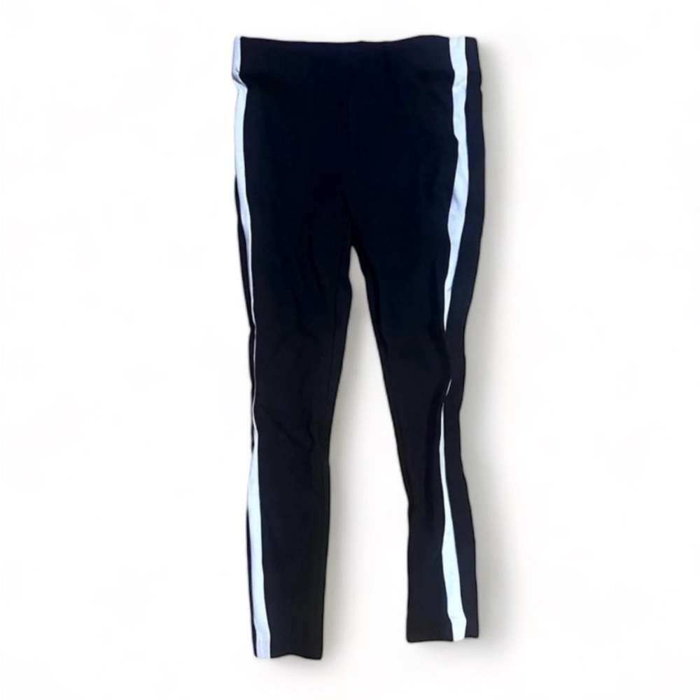 Guess Girls Black Pants With White Stripes Size S